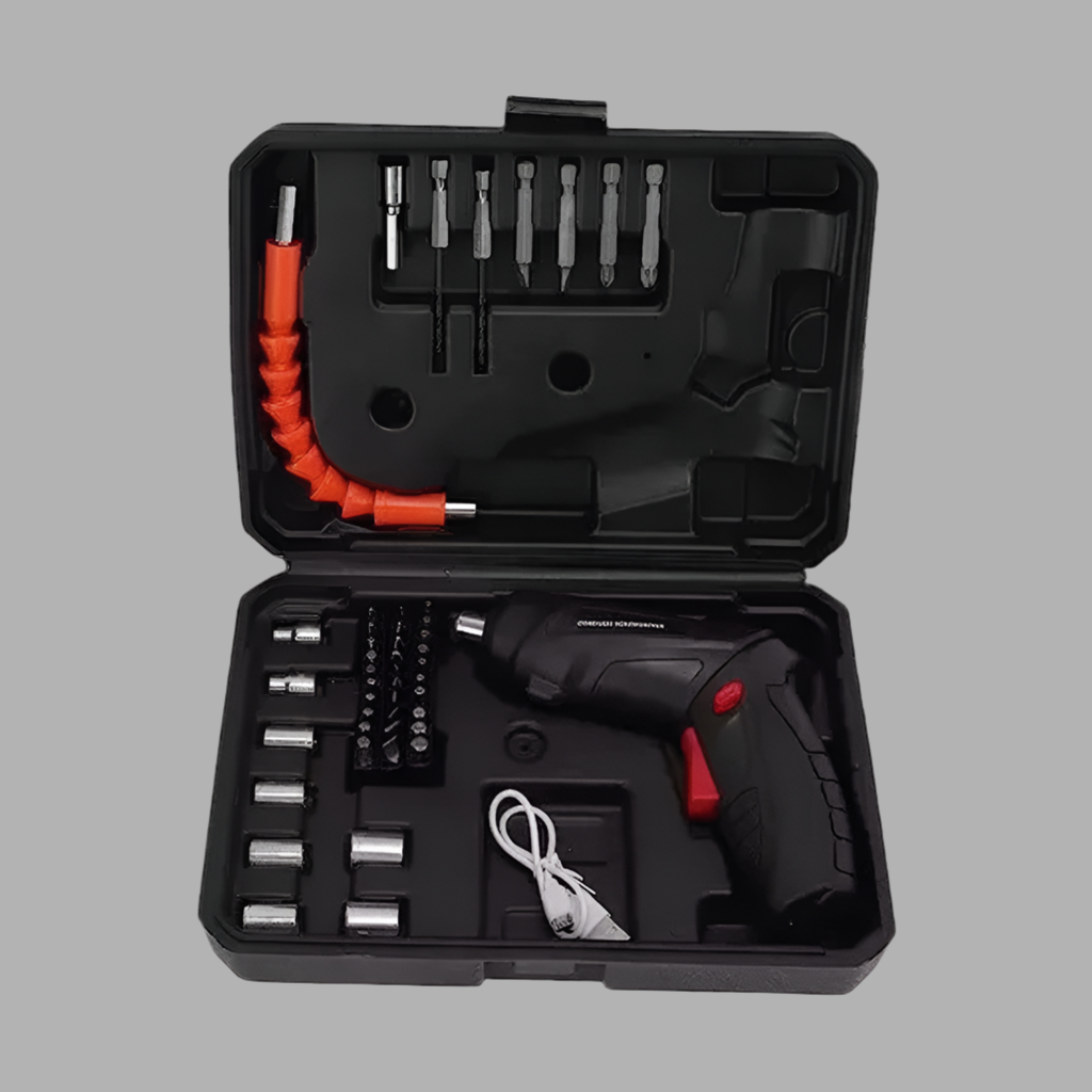 Juego de destornillador electrico