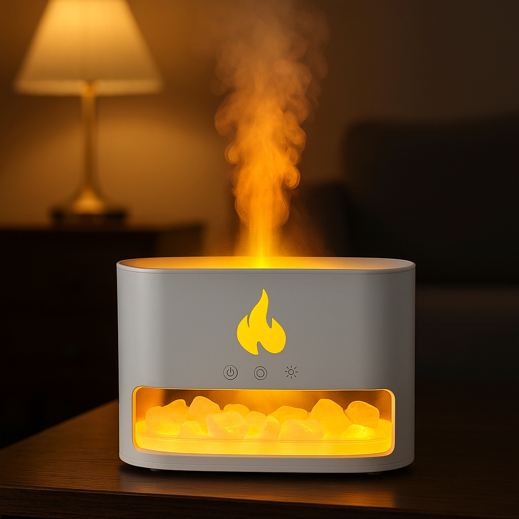 HUMIDIFICADOR CHIMENEA PIEDRAS DE SAL