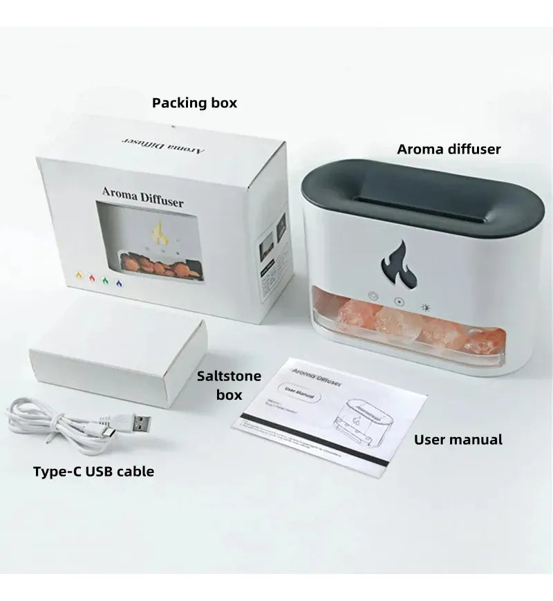 HUMIDIFICADOR CHIMENEA PIEDRAS DE SAL