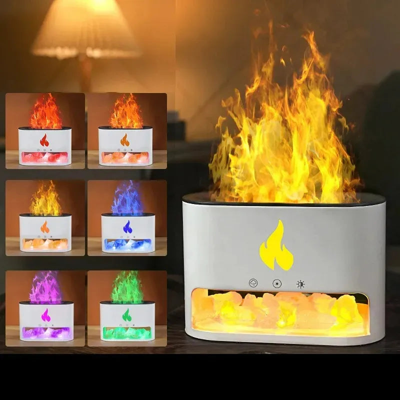 HUMIDIFICADOR CHIMENEA PIEDRAS DE SAL