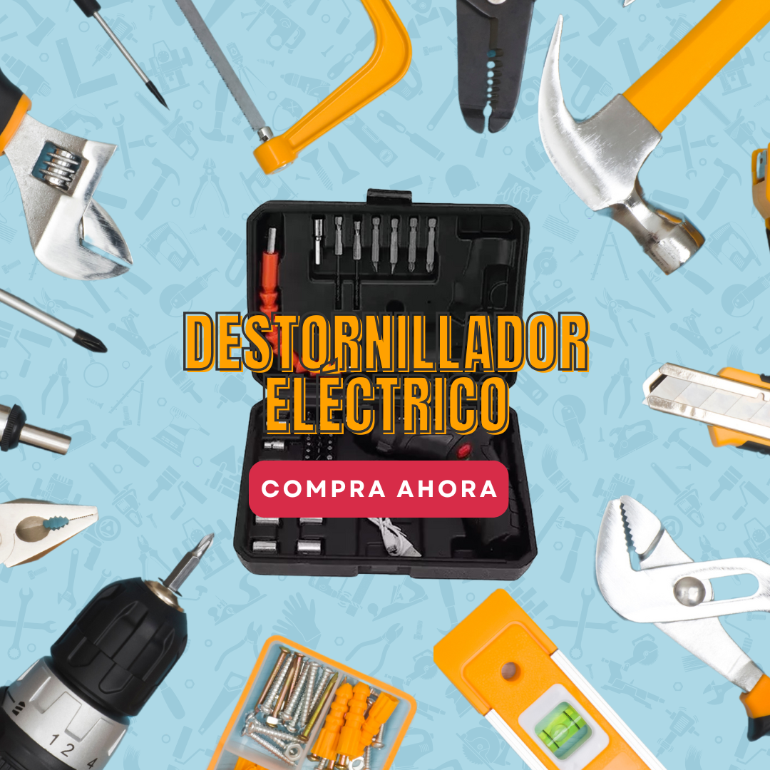 Juego de destornillador electrico