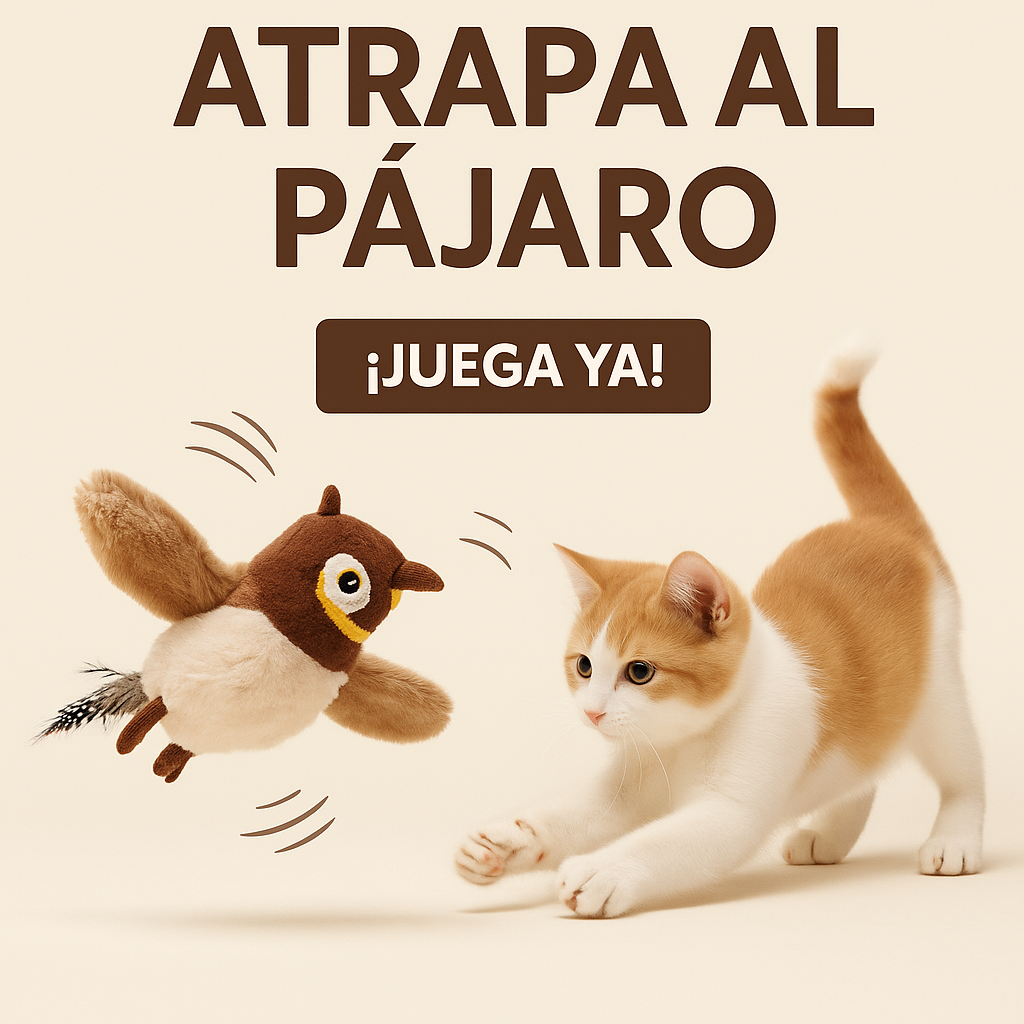 Peluche Eléctrico juguete  para gatos.