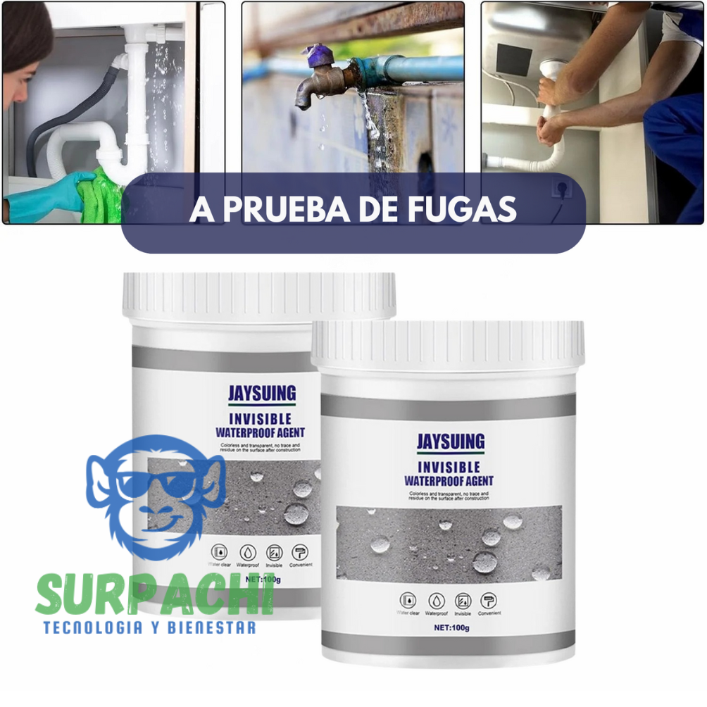 Pack 2X1 Sellante Impermeabilizante Transparente 💧✨ - (300 gr c/u)